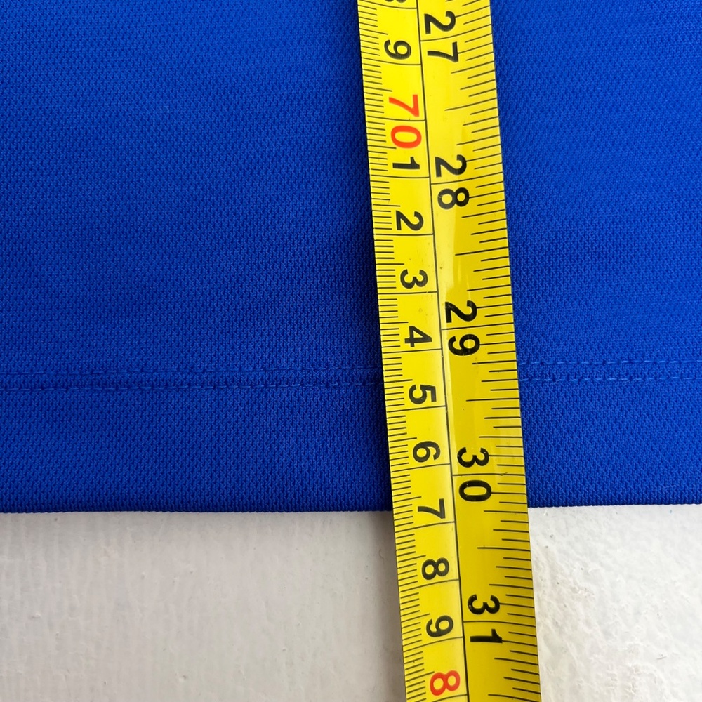 Nike Dri-Fit Mens Sz XL Polo Shirt Blue White NCAA Kentucky Wildcats Basketball - Picture 6 of 7